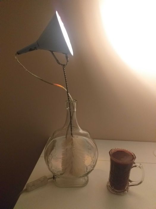 veioza lampa comunism anti risipa eco upcycling steampunk hipster DIY