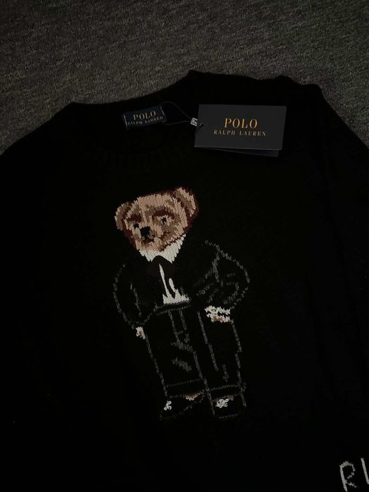 Оригинален Женски Polo Ralph Lauren Bear Пуловер Нов