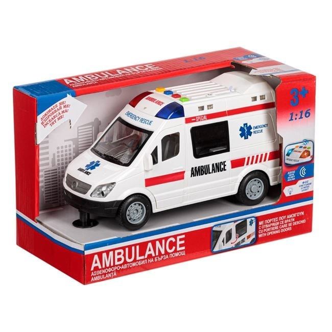 Детска линейка със звук и светлини/линейка