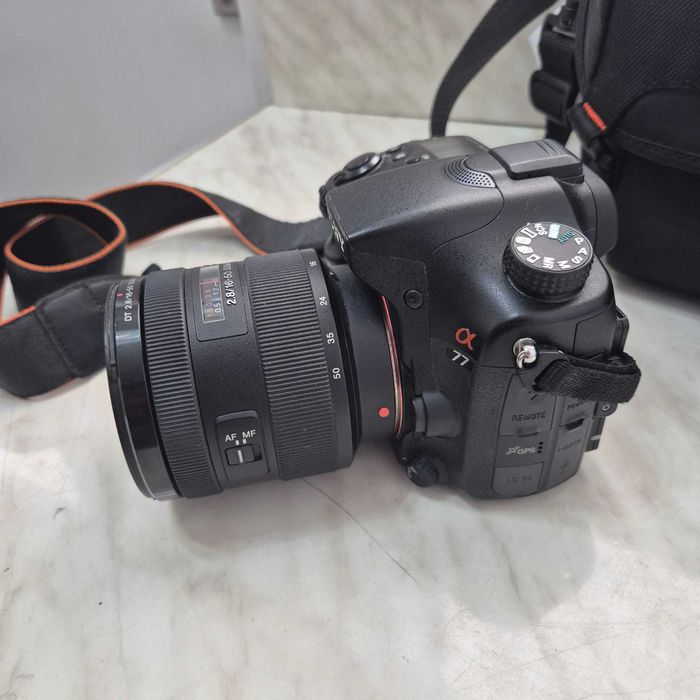 Aparat foto DSLR Sony A77 24.3MP Negru Obiectiv  Zeus Amanet 33185