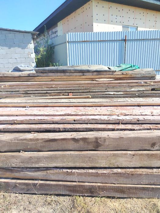 Продам балки деревянные. Шпалы