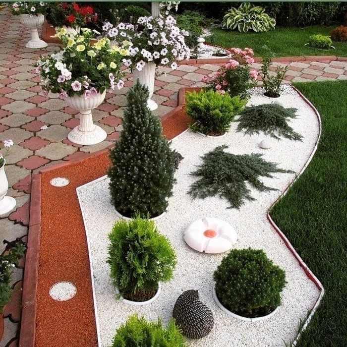 Галька  мраморная белая