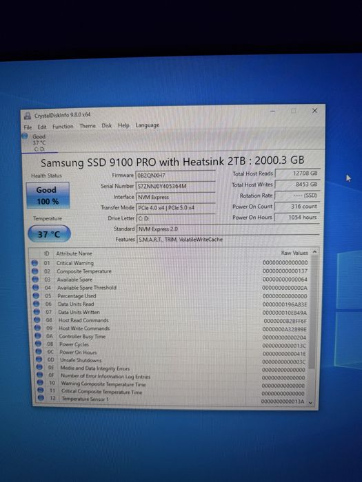 SSD Samsung 9100 PRO 2TB, PCIe Gen 5.0, Heatsink, Garanție PC Garage 60 de luni