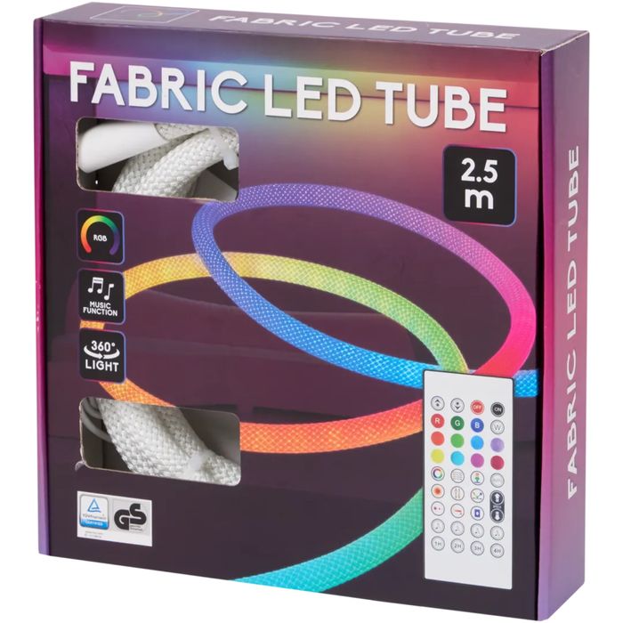 FABRIC LED TUBE – 2.5м декоративно RGB осветление