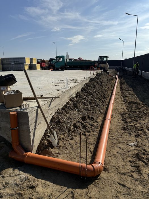 Fose septice ecologice tuburi instalații, conectare apa şi canalizare