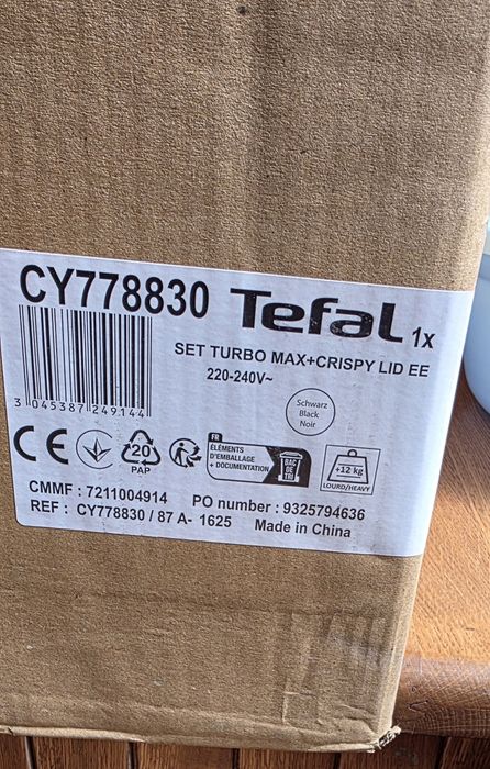 Oala sub presiune electrica Tefal Turbo Cuisine & Fry CY778830 sigilat