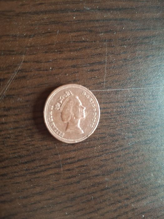 Moneda one penny Reg. Elisabeta ll 1989