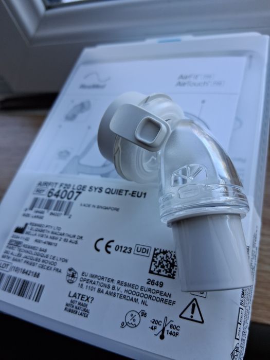 Vand masca cpap fullface Airfit F20  - cot QuietAir  -NOUA