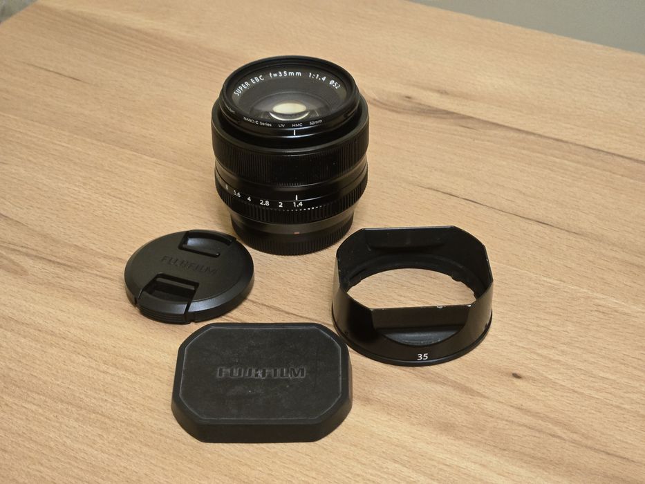 Fujifilm(Fujinon) 35mm f1.4, parasolar dreptunghiular, ca nou