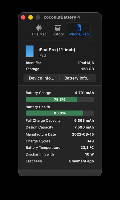 iPad Pro 11 M2 128GB WiFi + Apple Pencil 2