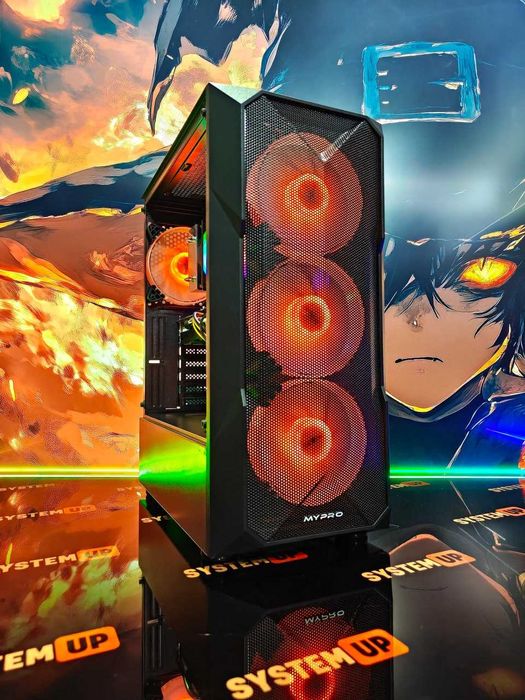 Игровой Компьютер i3 12100F / RX 580 8GB / DDR4 32GB / SSD 256GB