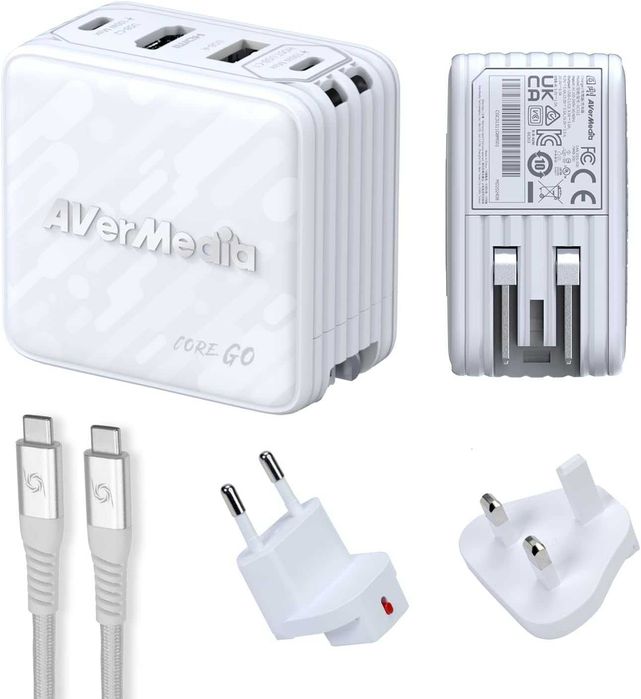 Преносимо зарядно и докинг AVerMedia за Nintendo Switch, Steam Deck