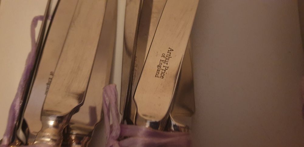 Tacâmuri argintat lux pentru Crăciuni