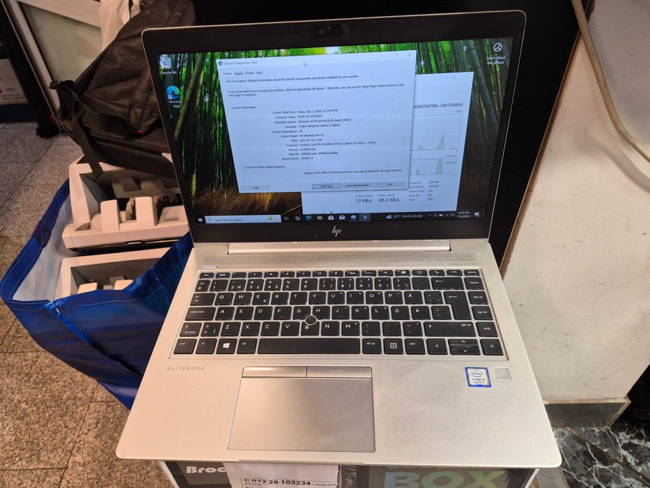 Hope Amanet P10/Laptop HP EliteBook 840 G5 i5 8th SSD 8GB RAM