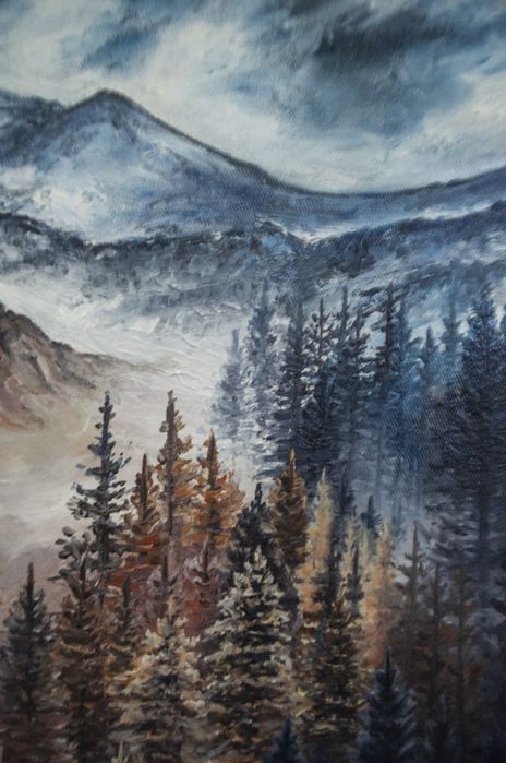 Картина маслом.  Торг.