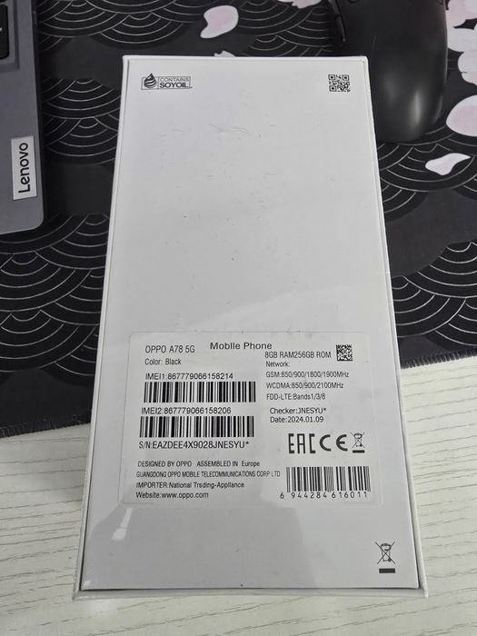 oppo 78 8gb ram 256gm black