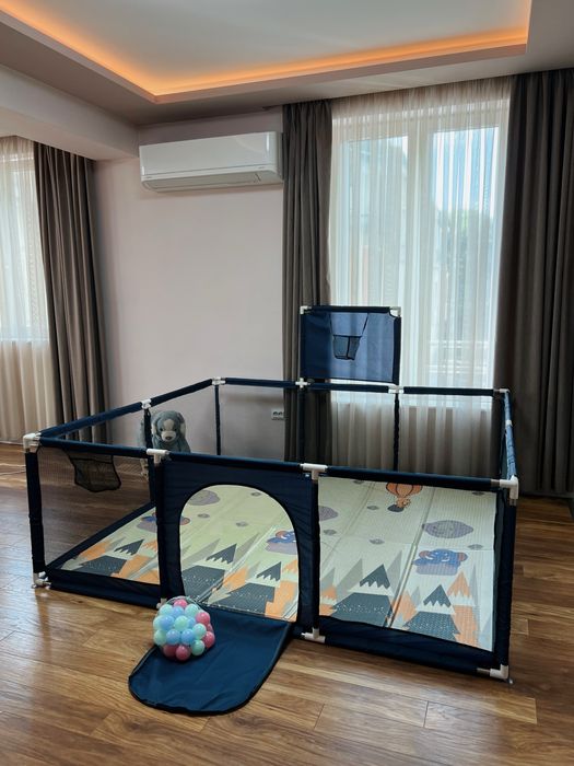 Големи нови кошари+килими/ПОДАРЪК 30бр. топки