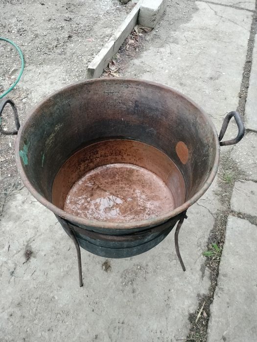 Căldare cazan cupru pt magiun silvoiț bulion gem