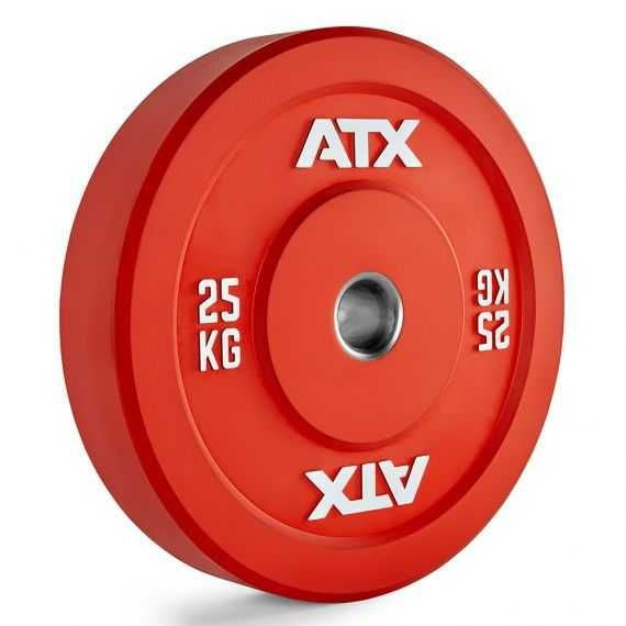 Сет 150 кг Олимпийски Дискове ATX Bumper Plates, Комплект Тежести