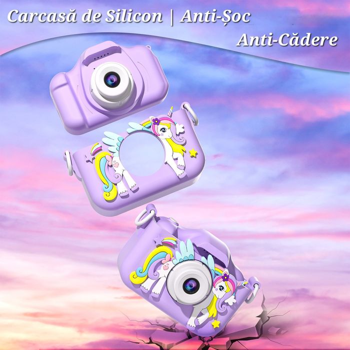 Cameră Foto-Video HD. Card 32Gb+Cititor card. Carcasă. Muzică, jocuri.