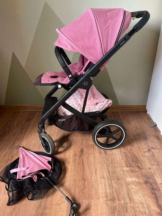 Cybex Balios S Magnolia Pink 2 в 1 + аксесоари