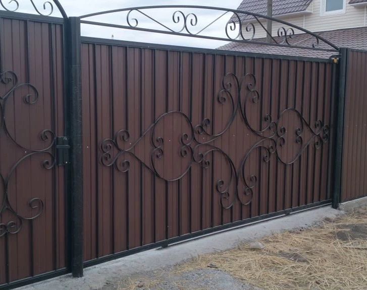 Откатные ворота под ключ