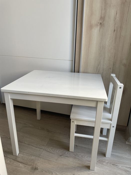 Детска маса и стол KRITTER от Икеа