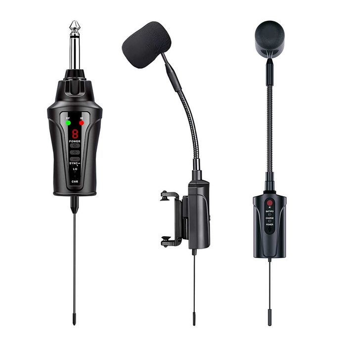 Set Wireless Cardioid condensator microfon pentru Vioara și Viola ACEMIC VT-5 Violin & Alto Shure