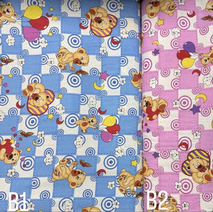 Бархет щампа и едноцветен за спално бельо,чаршафи, калъфки,100 % памук