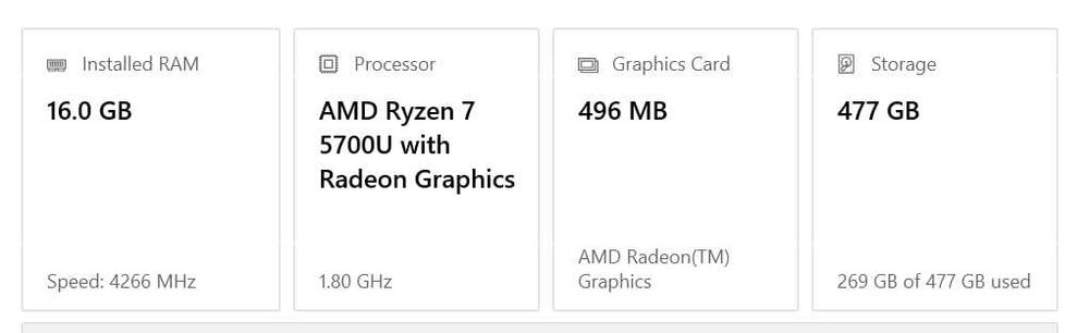 Acer Swift 3, ekran 14", 16GB/477GB, Ryzen 7 5700U Radeon Graphics