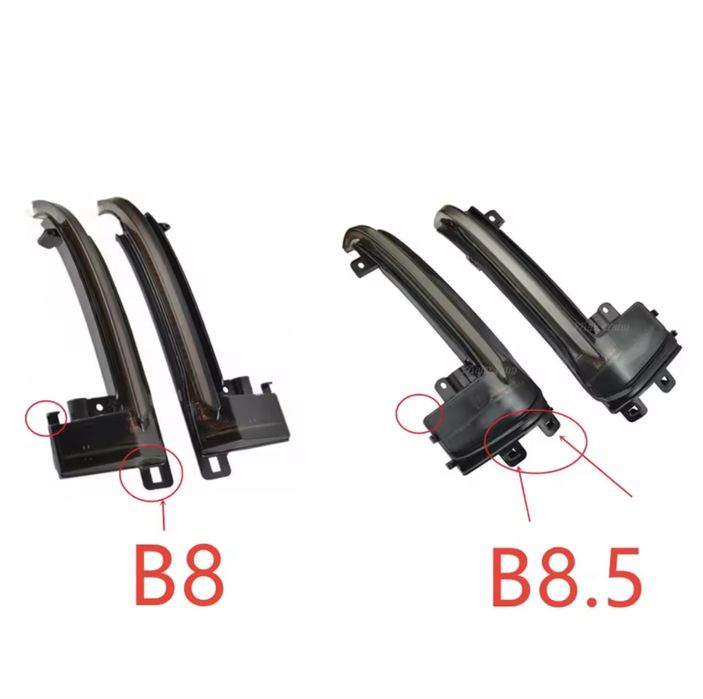 Динамични бягащи мигачи за Audi A4 A5 B8 B8.5 A3 8P Q3 A6 C6
