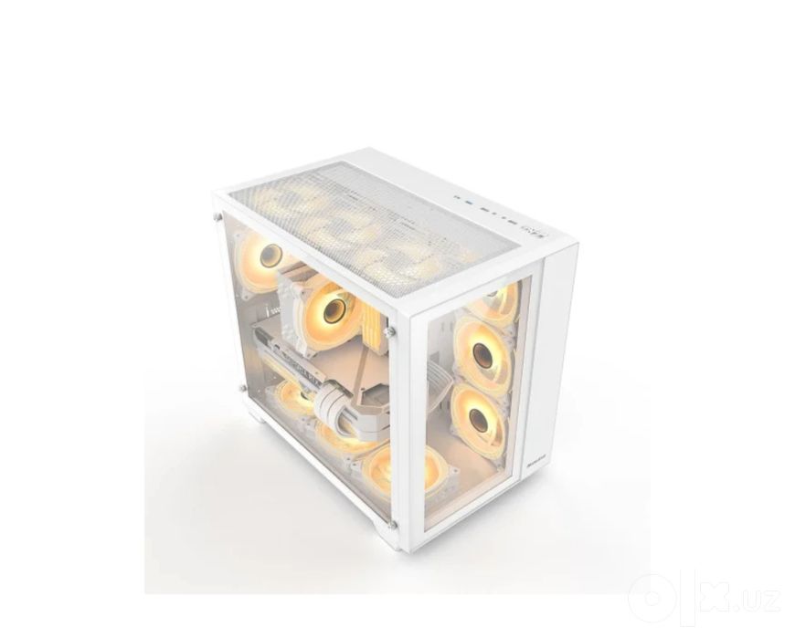 Корпус Keys S980 Tornado White 4 ARGB cooler