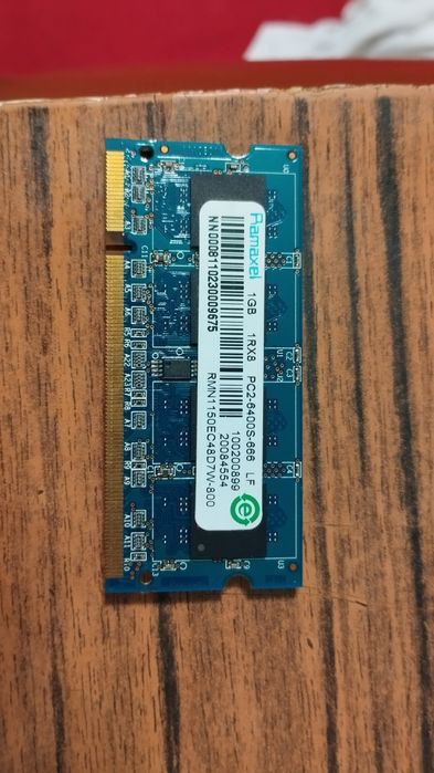 Memorie laptop so-dimm RAM DDR2 și DDR3 ramaxel și Adata