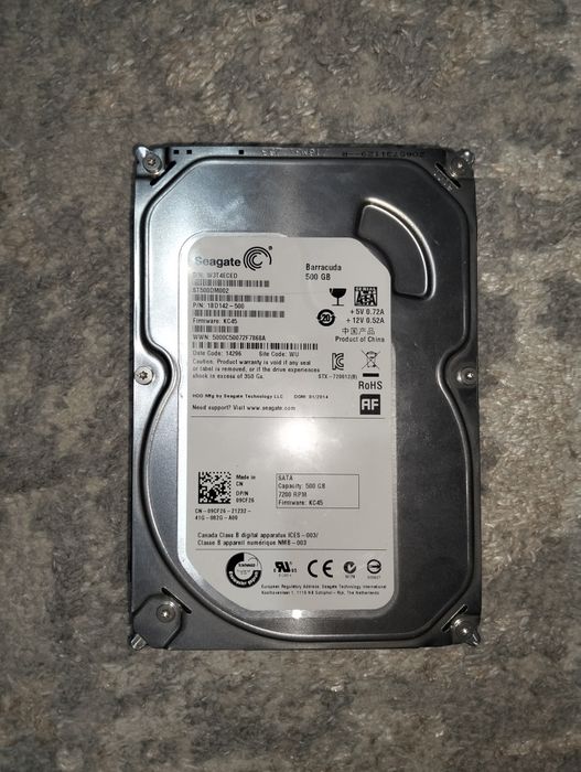 Жесткий диск HDD Seagate 500GB 3.5