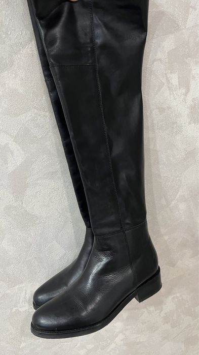 Продаю ботфорты кожаные 40 рр