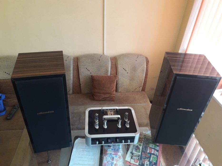 Тонколони + лампов усилвател