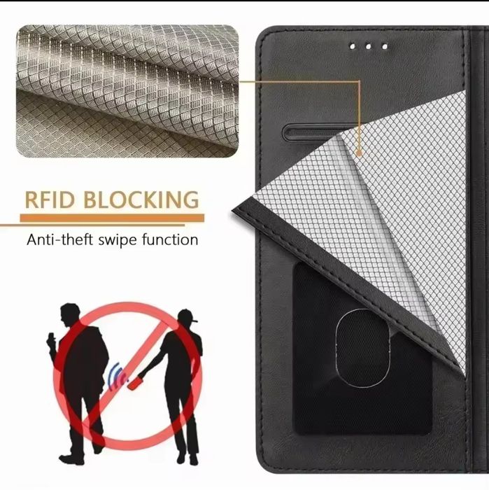 TCL 408 тип тефтер с RFID блокиране