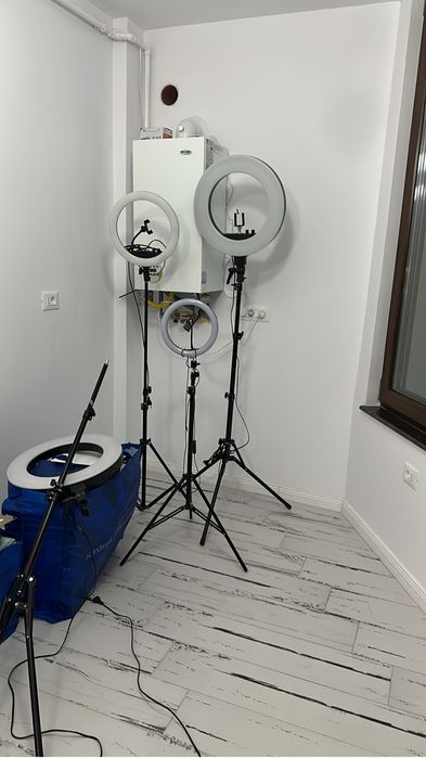 Lampa led ciculara profesionala pentru beauty  45 diametru