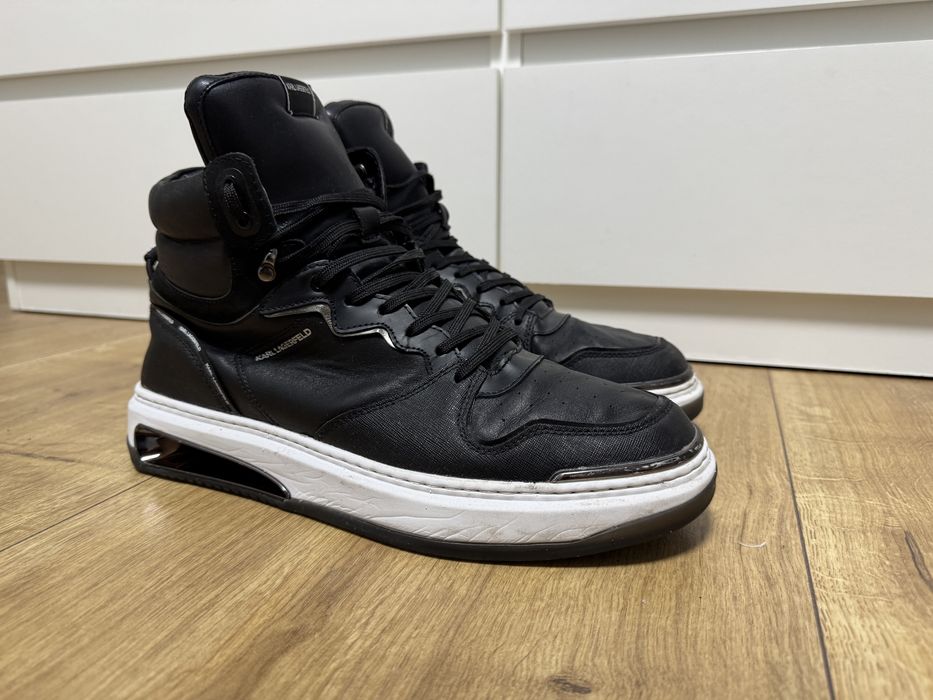 Karl Lagerfeld Elektro Lay Up Hi – Премиум Мъжки Кецове