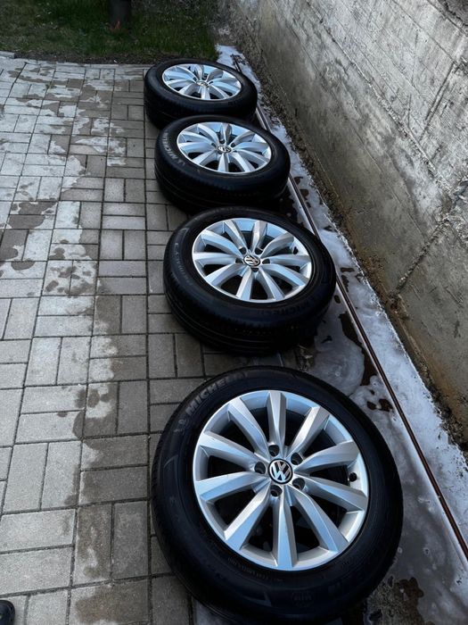 Jante aluminiu VW 5x112 215/60 R17 Tiguan /Passat /Touran/Skoda/Audi