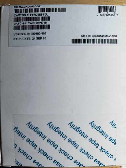 SSD-диск Intel 4610 Series 480Gb