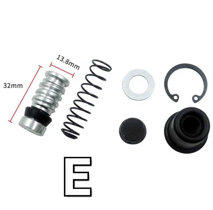 Kit Reparație Maneta/Pompa Frână–Atv–Motocicleta–Piston+Garnituri+Arc+