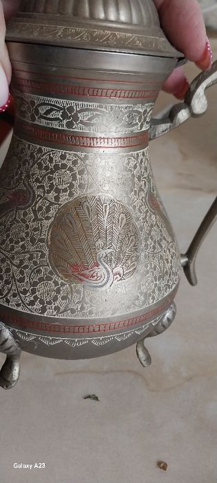 Чайник мельхиоровый