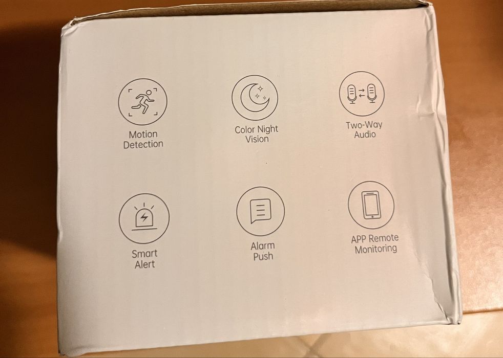 Wifi камера, 1080P Full HD, Нощно виждане, Вграден микрофон