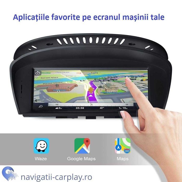 Navigatie Android BMW Seria 5 (E60, E61, E62, E63) cu unitate CCC, CIC