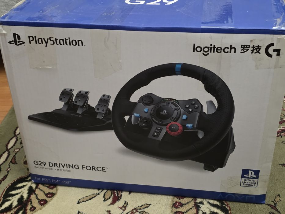 Руль Logitech g29 , КПП , ручной тормоз