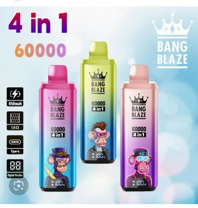 OFERTA! Bang Blaze 60k Puffs 4 in 1 Reîncărcabil