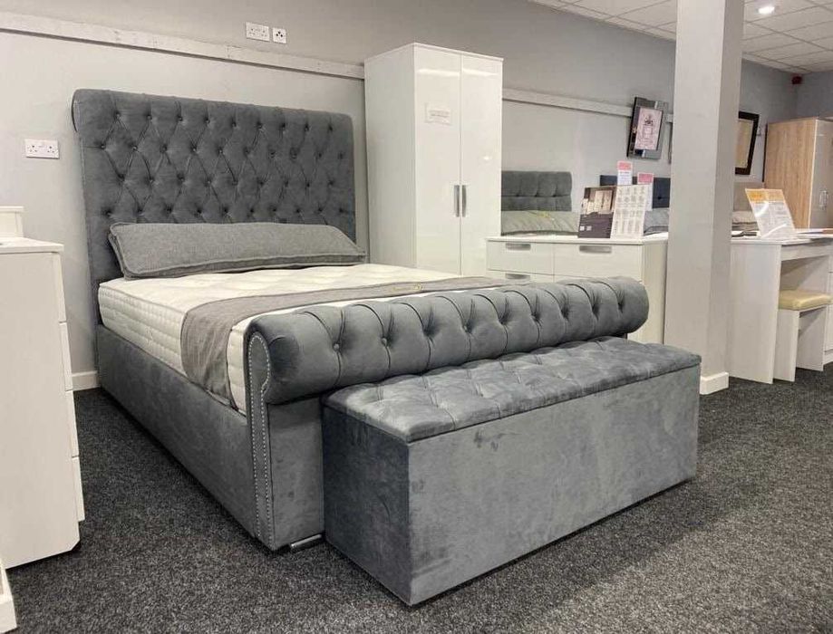 Pat tapitat catifea 160×200