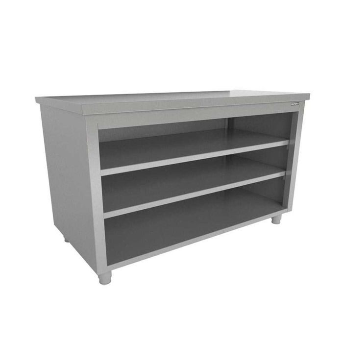 Шкаф инокс с два рафта модел: S02