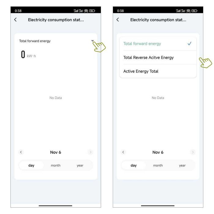 100A Tuya Двупосочен трифазен електромер